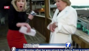 Alison Parker being shot