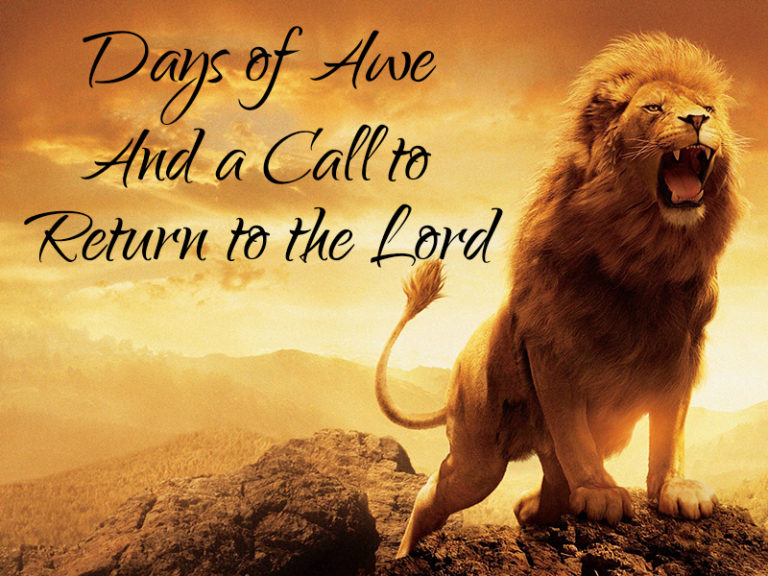 Days of Awe and a Call to Return to the Lord The Bible Factor with